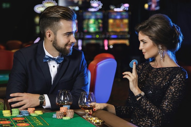 Tampilan antarmuka Live Casino mewah69 di smartphone dengan meja Baccarat dealer langsung